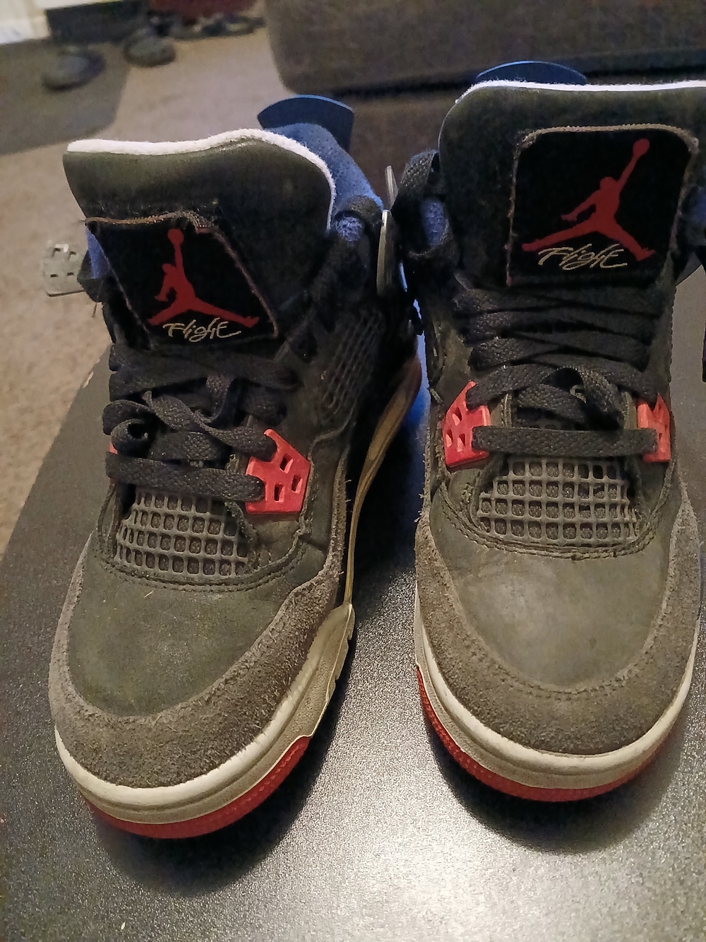 Nike Air Jordan 4 Retro R A R E O G Rare Size For Youth Good Condition